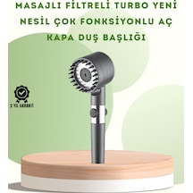 Banyo İçin Filtreli Duş Başlığı Pratik Kullanım Sarı
