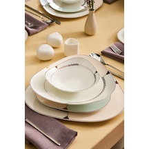 Karaca  Fine Pearl Extra Abraca 62 Parça 12 Kişilik Yemek Takımı Gold