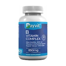 Dayvit Vitamin B Complex 850mg 60 Kapsül Dayvit Vitamin B Complex 850mg 60 Kapsül