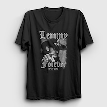 Presmono Unisex Forever Motörhead Lemmy Kilmister T-shirt Siyah