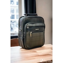 Erkek Çelik Kasalı Çapraz Çanta Kükük Boy Siyah