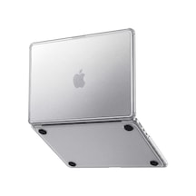 Macbook Air M5/m4/m3/m2 13.6 İnç İle Uyumlu Mat Kılıf Köşe Korumalı Ve Şeffaf Çizgi Detaylı Tasarım 2026/2025/2024/2023/2022 A3449 - A3240 - A3113 - A2681 Şeffaf Belirtilmemiş