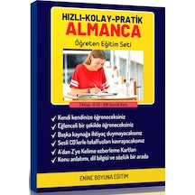 Hızlı-Kolay-Pratik Almanca Öğreten Eğitim Seti