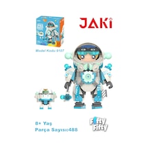 Jaki Space Quest Serisi Mavi Astronot-jk9107 488 Parça Oyuncak Yapım Seti