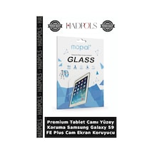 Premium Tablet Camı Yüzey Koruma Samsung Galaxy S9 Fe Plus Cam Ekran Koruyucu