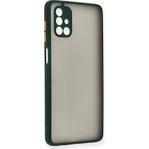 Samsung Galaxy M51 Uyumlu Kılıf Montreal Silikon Kapak - Yeşil