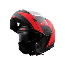 Ls2 Strobe 2 Code Çene Açılır Kask Mat Siyah - Gri