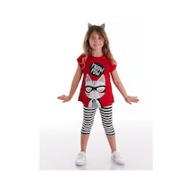 Denokids Mshb&g Meow Pow Kız Tayt Takım Çok Renkli