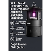 Sivrisinek Kovucu Ve Öldürücü Elektrikli - Dış Ortam - Kimyasalsız Uv Vakum Teknolojisi