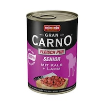 Grancarno Senior Sığır Etli Kuzulu Yaşlı Köpek Konservesi 400 Gr