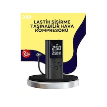 Hubrendy Kargo Otomatik Kapanmalı Dijital Lastik Şişirme Pompası