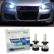 Vw Golf 5 Led Xenon Kısa Far Ampulü H7 Access Yeni Seri Beyaz 2005-2010