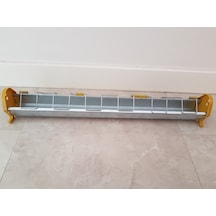 Güvercin Civciv Metal Galvaniz Yemlik 75 Cm 3  Adet