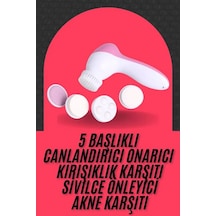 Cilt Temizleme Ve Masaj Aleti 5 Başlıklı Akne Ve Sivilce Önleyici 64234485