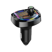 Xiaoguang Yeni Fm Verici Bluetooth 5.0 Kablosuz Araba 3usb Şarj