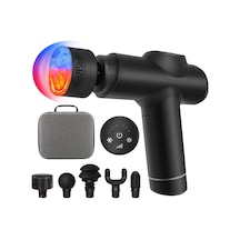 Isı Ve Soğuk Terapili Emicool Masaj Tabancası, 5 Ataşmanlı Ve 5 Yoğunluk Seviyeli 0,78 Kg Sessiz Masaj Tabancası, 12 Mm Genlik Ve 45 Lbs Ayakta Kuvvet - Profesyonel Derin Doku Masajı