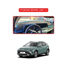 Hyundai Bayon 2021+torpido Koruma Halısı Kırmızı Kenar