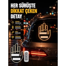 Mey İthalat Uzaktan Kumandalı Led El Park Uyarı Cihazı Suya Dayanıklı Enerji Tasarruflu