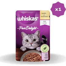 Whiskas Pure Delıght Yaş Mama Poşet Tavuklu 85 Gr - 1 Adet Whiskas Pure Delıght Yaş Mama Poşet Tavuklu 85 Gr - 1 Adet