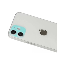 Newface Apple İphone 12 Rainbow Kamera Lens Koruma Cam - Yeşil
