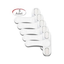 5 Adet Metal Beyaz Pencere Emniyet Kilidi Çocuk Hırssız Kilidi