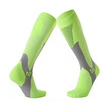 Kkn-cc Maraton Açık Hava Spor Çorapları Futbol Çorapları Koşu Çorapları-yeşil