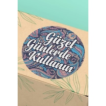 Güzel Günlerde Kullanın Kargo Sticker 3x3cm St2167 Çok Renkli