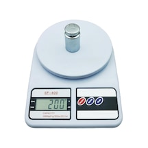 Promosyonca Dijital Mutfak Terazisi, 10kg Kapasite, Lcd Ekran, 130x185x35mm, Beyaz Çok Renkli