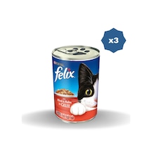 Felix Konserve Kedi Maması Sığırlı 400 Gr - 3 Adet