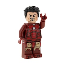 Marvel Super Heroes Orjinal Iron Man - Mark 3 Armor Minifigür Sh0739 Saçlı Versiyon