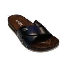 Esem 0309 Z 0001 Kadın Comfort Terlik Siyah Bej