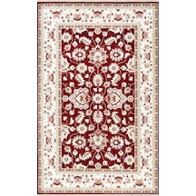 Padişah Halı Dubai 70172 010 Serisi Salon Oturma Odası Halısı Krem - Kırmızı