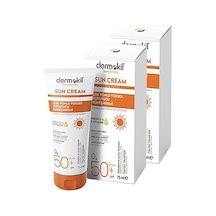 Dermokil Sun Cream Çok Yönlü Yüksek Koruyucu Güneş Kremi SPF50+ 2 x 75 ML