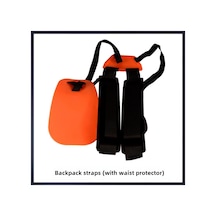 Geeroyoo Ve Husqvarna Uyumlu Çim Biçme Makinesi Askısı - Bel Koruyucu Plakalı Çift Omuzlu Ergonomik Accessory