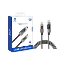 Lito 100w Led Göstergeli Type C-type C Hızlı Şarj-ld09 '-Siyah