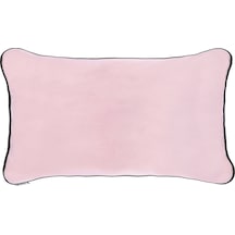 Biyeli Kırlent Yastık Kılıfı Açık Pembe 50x30 Biyeli Kırlent Yastık Kılıfı Açık Pembe 50x30