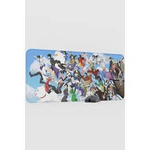 Gintama Anime V3 - 90x40 Xxl Gaming Kauçuk Kaymaz Taban Mouse Pad Fare Altlığı