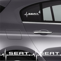 Seat İçin Uyumlu Aksesuar Oto Ritim Sticker 2 Adet 20 9 Cm5700