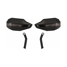 GP Kompozit  Bajaj Pulsar N 250 2022-2024 Uyumlu Led Sinyalli Elcik Koruma Siyah