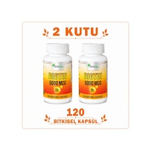 Biotin 5000 Mcg 2 Kutu 120 Bitkisel Kapsül Biotin Takviye Edici Gıda