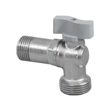 Mintev Mini Küresel Çamaşır Musluğu Siyah