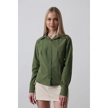 Basic Gömlek - Koyu Haki Koyu Haki Basic Gömlek - Koyu Haki Koyu Haki