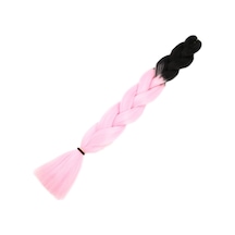 Afrika Örgülük Sentetik Ombreli 100 Gr. / Siyah / Şeker Pembe - Mydr-462933 Çok Renkli