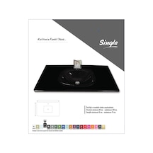 Cam Lavabo Single Modeli 70 x 56 CM