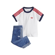 Jc7863-b Adidas Denım Tee Set Bebek T-shirt Beyaz Jc7863-b Beyaz