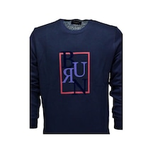 Erkek Baskılı Spor Sıfır Yaka Sweatshirt R2202 Bgl-st03189 001