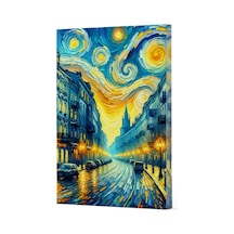 Van Gogh 6 - Sokak Çizgili Yan Boyamalı Defter
