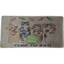 Nanbell Jüt Halı Kedi Tırmalama 70x43 Cm Desenli No:1