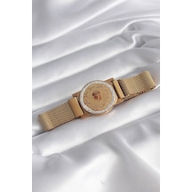 316l Çelik Gold Renk Mıknatıslı Hasır Zirkon Taşlı Çeyrek Altın Model Kadın Bileklik Eb-53-vice/ 1395 2415 Çok Renkli 92125356