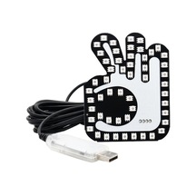 Sones Araba İnteraktif Parmak Işığı Çok Fonksiyonlu Uyarı Anti-arka Çarpışma Işığı Tamam